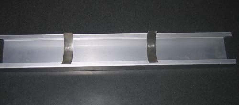 Aluminum Turning Bagel Board With Clips; 25-1/2" x 3-3/4" x 1-9/16" High