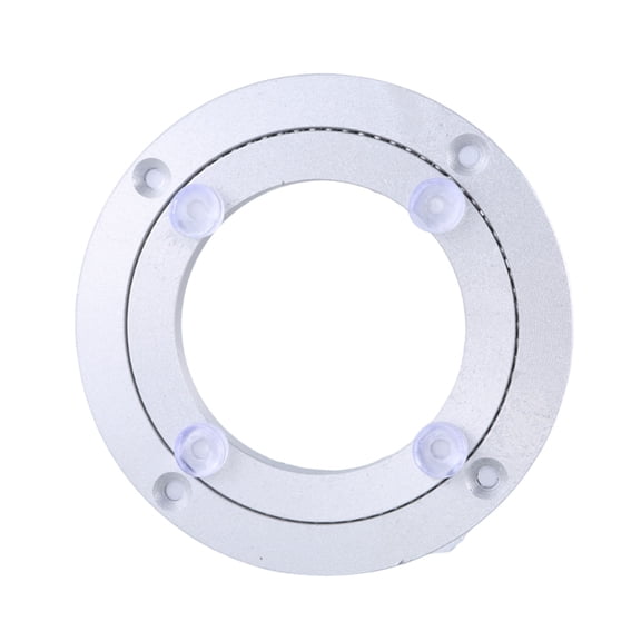Aluminum Turntables Modern Aluminum Swivels Base Practical Rotating Stand Platform Revolving for 20-25cm Glass Dishes