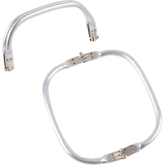 Aluminum U-Shaped Handles Replacements for Handmade Bag Handbags Purse Handles Platinum 19.5x9x2cm Unfold: 19.5x17.6x1cm