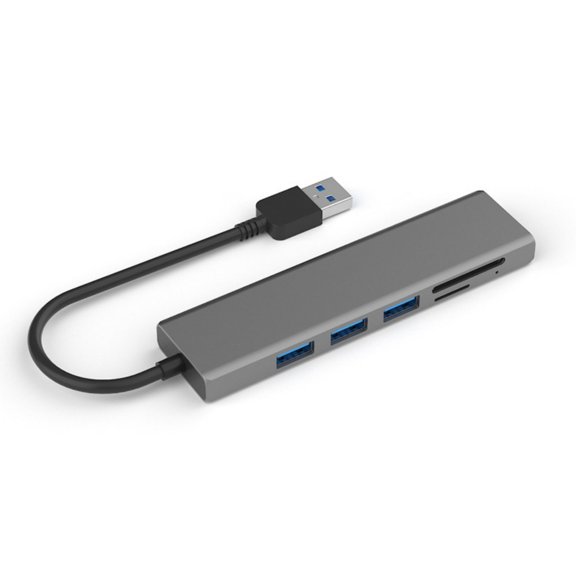 Aluminum USB 3.0 Hub 4 Port Splitter USB Expander Easy to Carry for enhances