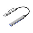 thumbnail image 1 of Aluminum USB C Hub, Fast Charging & OTG Supports, 5Gbps Data Transfer for Laptop, Phone, Tablet, 1 of 8