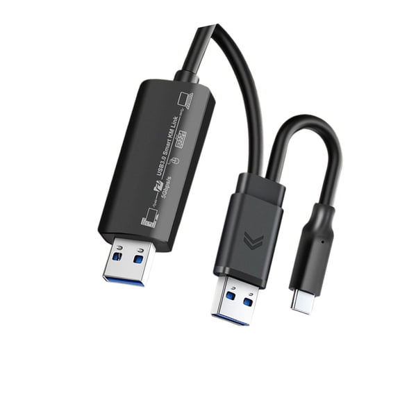 Aluminum USB Transfer Cable with Copper Cored Wire USB2.0/USB3.0 Reliabled Computer to Computer File Sharing Fast Speed