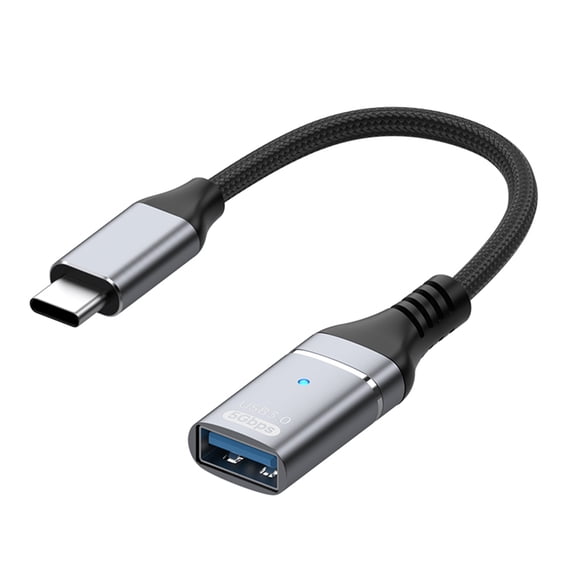 Aluminum USB Type C Adapter 10Gbps Transmission 5V3A Fast For External Storage Devices