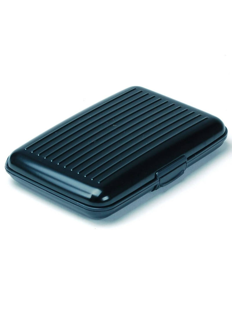 Aluminum Ultra Slim Wallet Credit Card Case RFID Blocking Hard