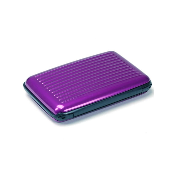 Aluminum Ultra Slim Wallet Credit Card Case RFID Blocking Hard Shell Mens Womens