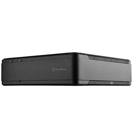Aluminum Unibody ITX Small Form Factor Computer Case, Black