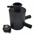 thumbnail image 1 of Aluminum Universal Radiator Coolant Expansion Overflow Header Tank Bottle W/Cap Black, 1 of 3