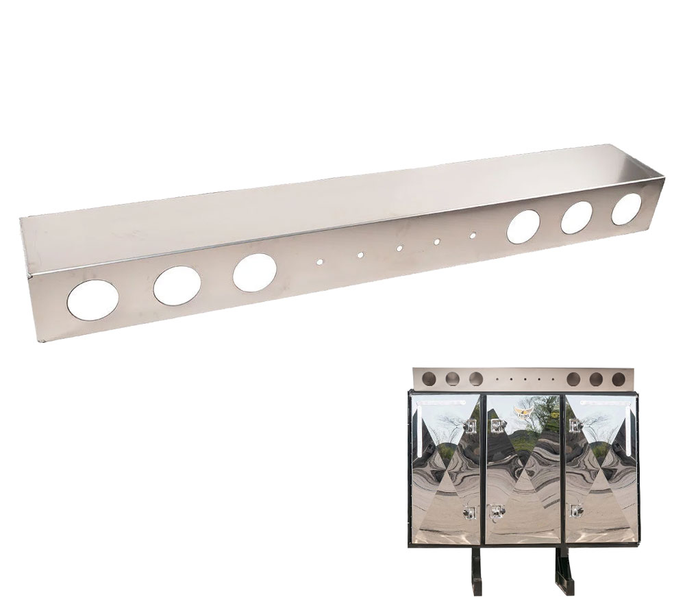 Stt Rack Aluminum Upper Light Bar for Headache Rack with Small Round Marker LED ...