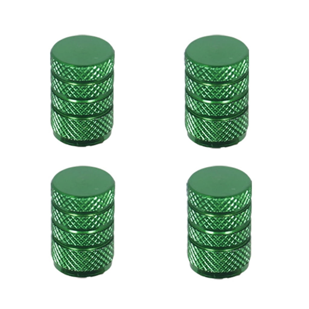 Aluminum Valves Stem Caps Corrosions Resistant valves Caps set Simple