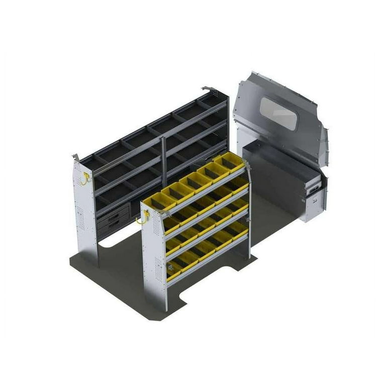 Aluminum van shelving sale