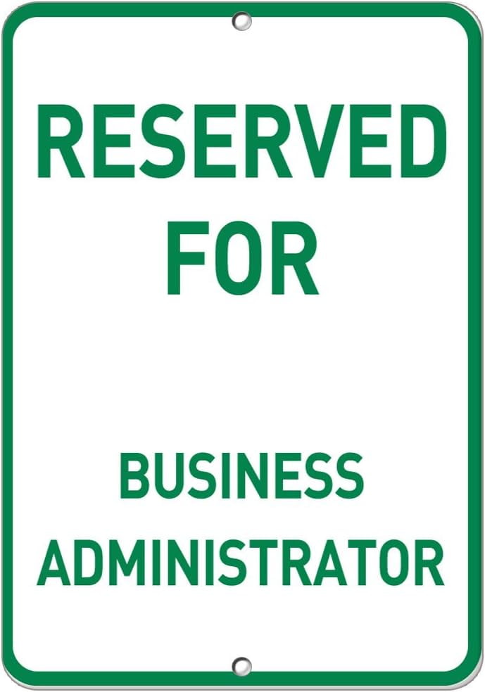Aluminum Vertical Metal Sign Multiple Sizes Reserved for Business ...