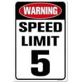 thumbnail image 1 of Aluminum Warning Sign, Speed Limit 200 MPH Sign, 12x16 Inch, Man Cave Bar Decor, 1 of 5