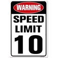 thumbnail image 1 of Aluminum Warning Sign, Speed Limit 200 MPH Sign, 12x16 Inch, Man Cave Bar Decor, 1 of 5