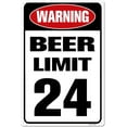 thumbnail image 1 of Aluminum Warning Sign, Speed Limit 200 MPH Sign, 12x16 Inch, Man Cave Bar Decor, 1 of 5