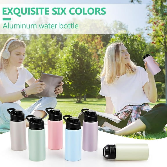Aluminum Water Bottle Bulk Reusable Lightweight Leakproof Travel Bottles for Gym Outdoor Sports