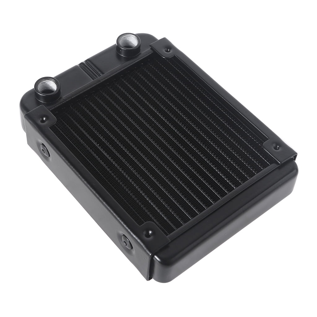 Aluminum Water Cooling Radiator 18 Tubes Heat Exchanger CPU Heatsink Cooler Fast Heat Dissipation for Computer