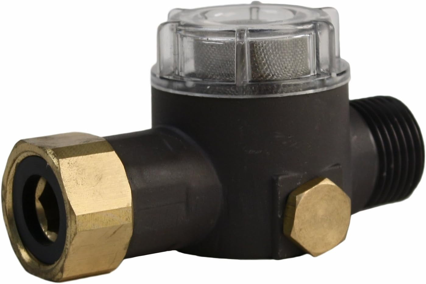 Aluminum Water Inlet Filter with Stainless Steel Screen for Pressure ...