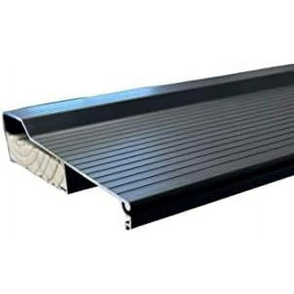 Aluminum Waterproof Threshold Tight Seal for Doorways (Black , 95")