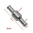 thumbnail image 1 of Aluminum Way Non-Return Check Valve Gasoline Accessory Replacement Replaces Spare Repair Alloy Diesel High Quality 8Mm, 1 of 5