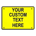 thumbnail image 1 of Aluminum Weatherproof Metal Sign Multiple Sizes Custom Personalized Text Here White Red Danger Horizontal Street Signs 10x7Inches, 1 of 5