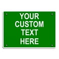 thumbnail image 1 of Aluminum Weatherproof Metal Sign Multiple Sizes Custom Personalized Text Here White Red Danger Horizontal Street Signs 10x7Inches, 1 of 5