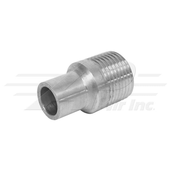 Aluminum Weld On Fitting #10 7/8" - 14 Male Insert O-Ring With 5/8" Pilot