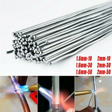 Aluminum Welding Rods, 1.6mm Universal Low Temperature Copper Aluminum Welding Cored Wire for Electric Power, 10Pcs