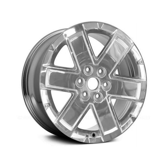Aluminum Wheel - Chrome Cladded - 20 x 7.5 Inch - Compatible with 2010 - 2016 GMC Acadia 2011 2012 2013 2014 2015