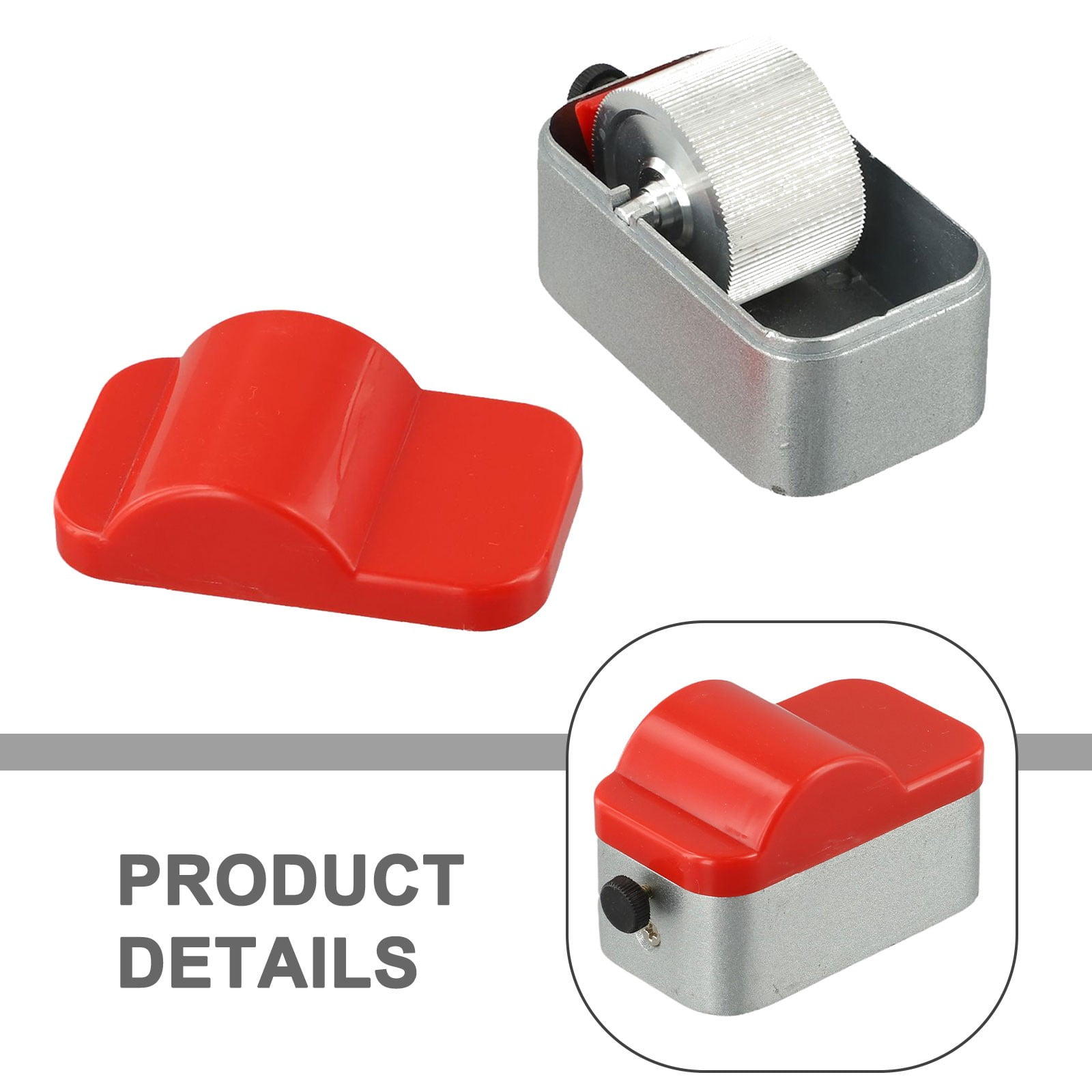 Aluminum Wheel Oil Edge Bucket Tool Diy Easy To Clean Small Box Professional Work Tools Leather Craft Workshop Kit Fangkenuo