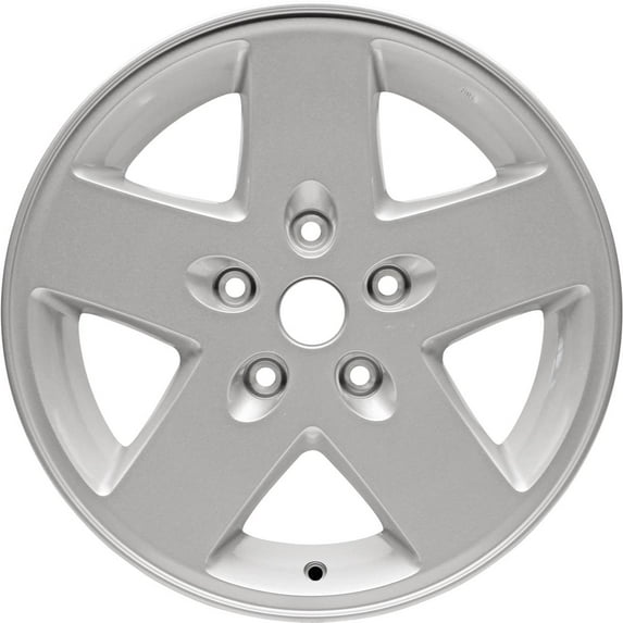 Aluminum Wheel Rim 17 inch OEM Take-Off Fits 2007-2017 Jeep Wrangler 5-127mm 5 Spokes