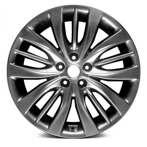 Aluminum Wheel Rim 19 Inch OEM for Hyundai Genesis Coupe 2015-2016 5 Lug 114.3mm 15 Spoke