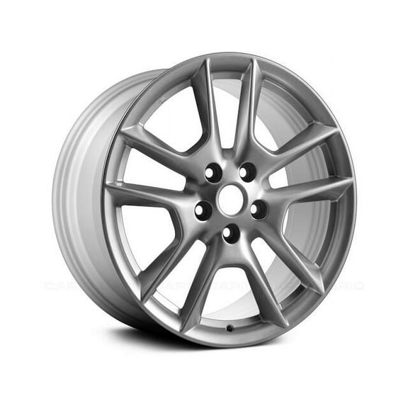 Aluminum Wheel - Silver - 18 x 8 Inch - 5-Spoke - 5-Lug - Compatible with 2009 - 2011 Nissan Maxima 2010
