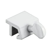 Aluminum, White Finish, Sliding Window Security Lock (4-pack)