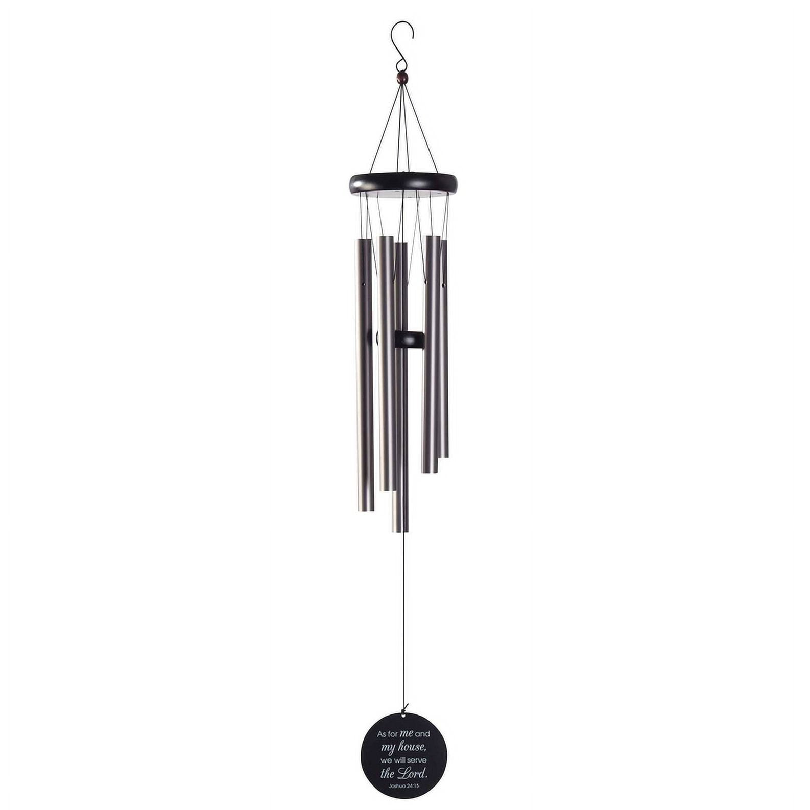Aluminum Windchime As For Me And My Joshua 2415 35"