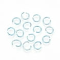 thumbnail image 1 of Aluminum Wire Open Jump Rings Pale Turquoise 18 Gauge 8x1.0mm 18000pcs/1000g, 1 of 3