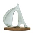 thumbnail image 1 of Aluminum Wood Boat 15"w 15"h, 1 of 1
