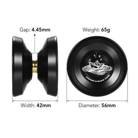 Aluminum Yoyo Ball, Stable High Speed Routine, Anodizing  Treatment, Smooth Quiet , Yoyo String Glove For Gift