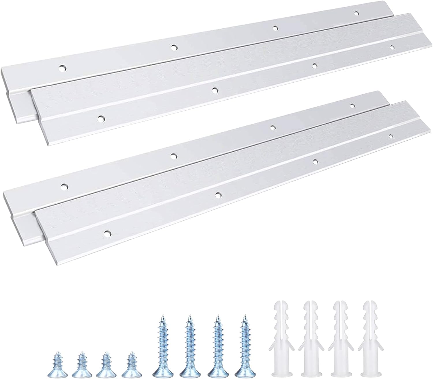 Aluminum Z Hanger Interlocking Wall Mounting Bracket Hardware Kit for