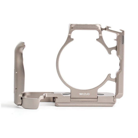 Aluminum alloy Cage Camera Cage, For Canon EOS R5 R5C Camera, Protection Frame Quick Mounting Camera Stabilizer(Titanium)