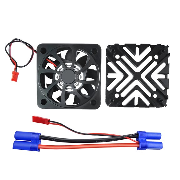 Aluminum alloy Radiator Heat Sink Cooling Fan for Kraton 8S BLX 1/5 RC Car Monster Truck Upgrade Parts