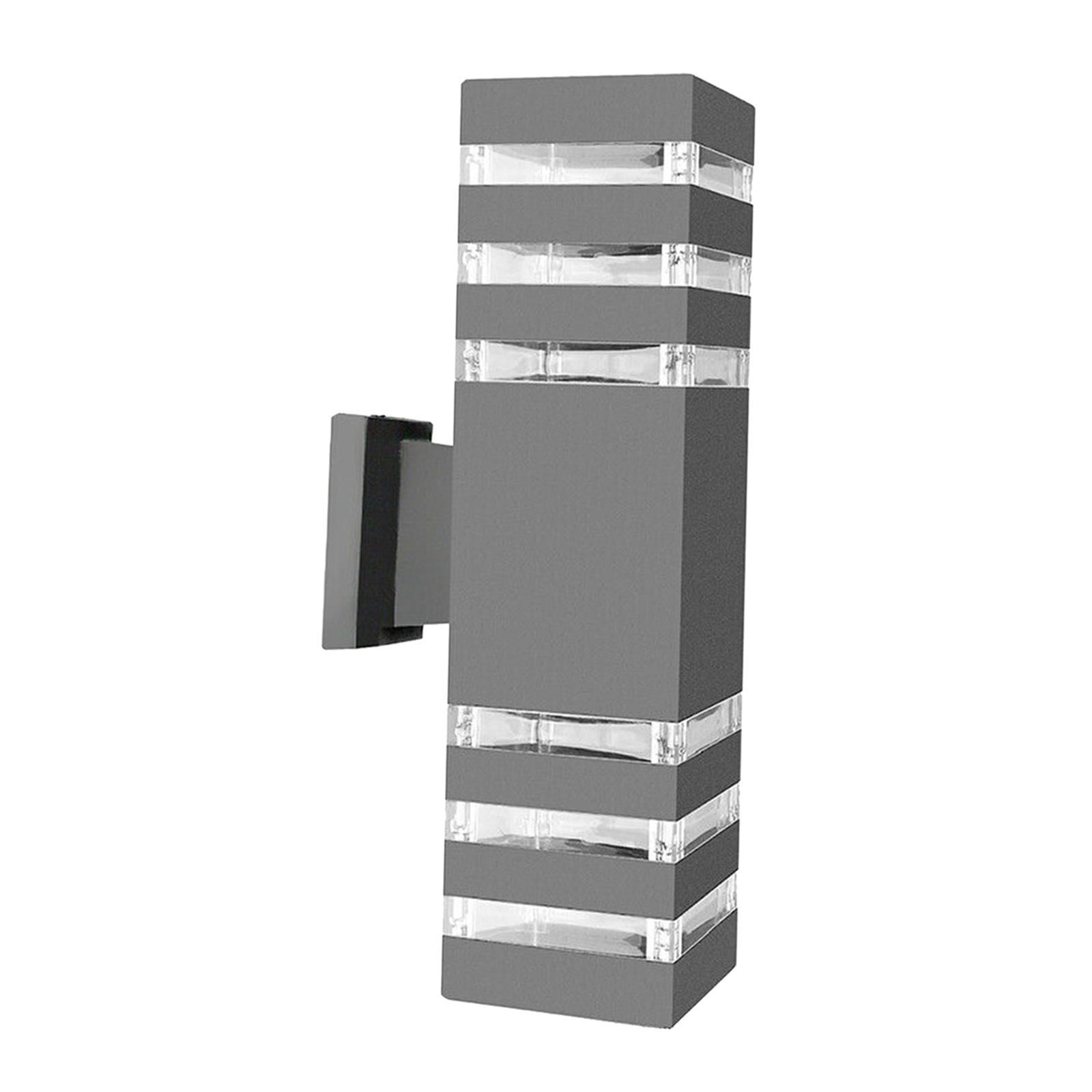 Aluminum and Down Wall Lamp E27 Garden Exterior Lighting Sconce Corridor Porch Lights IP65 Waterproof 3000K