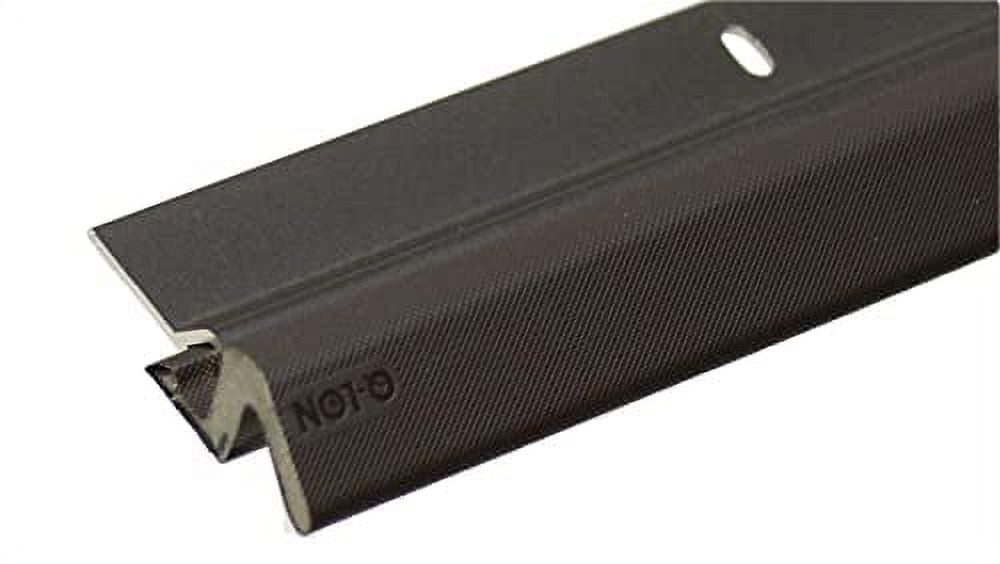Aluminum and Q-LON Weatherstrip Door Stop Set 2-84" Pieces and 1-36" Piece (Brown)