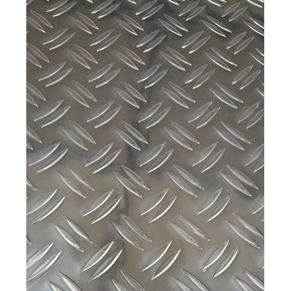 Aluminum diamond plate 3003-h22 .063 x 24x24 Second choice 0500104
