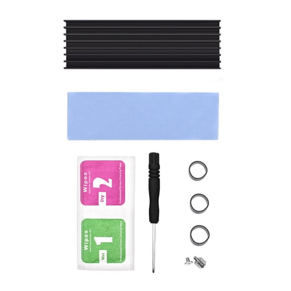 Aluminum for M.2 2280 SSD Heatsink Cooler Solid State Hard Drive Radiator M2 NVM