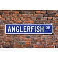 (Aluminum metal) Anglerfish Anglerfish Gift Anglerfish Sign bait fish
