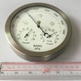 Aluminum shell empty box Barometer Barometer Silver has the same