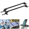 thumbnail image 1 of Alumium Car Top Luggage Roof Rack Cross Bar Carrier Adjustable Window Frame, 1 of 7