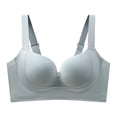 thumbnail image 1 of Alun Shape Minimizer Bras for Women Full Coverage Lift Push up Bra Side Smoothing Soft Support Comfortable Bras Solid Color Beauty Back Bralette Light Green 36, 1 of 2