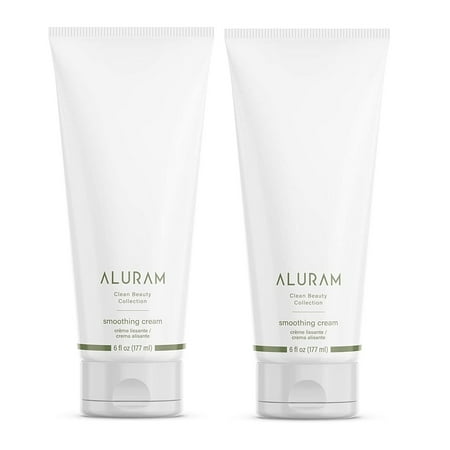Aluram Coconut Water Based Smoothing Cream | For Blow Drying & Curling 6 Fl Oz - Pack of 2