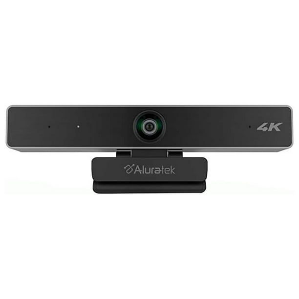 Aluratek 4K Ultra HD USB Webcam w/ 5X Digital Zoom, Dual Stereo